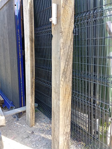 Hardwood garden gate post - hardwood, 2m