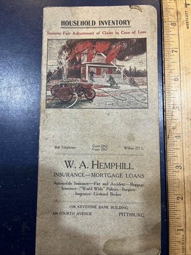 1910 pittsburg insurance - pittsburg,