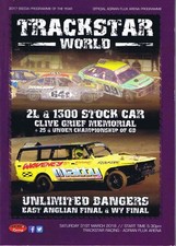 Trackstar 31-3-2018 unlimited banger racing east anglian championship programme