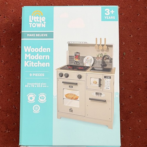 Little town wooden kitchen - little,