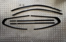 BMW F13 Exterior Trim Moulding Shadow Line Black Gloss Complete Set