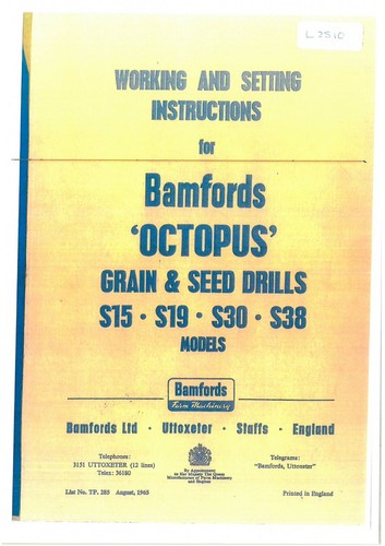 Bamfords octopus grain - -, &