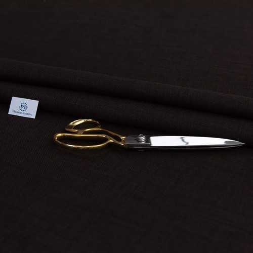 Chocolate linen look - linen,