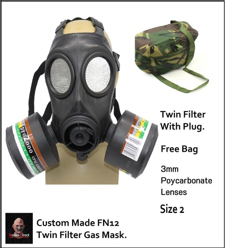Fn12 gas mask - twin, filter