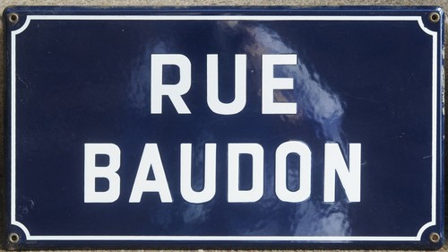 Old vintage blue french enamel - old,