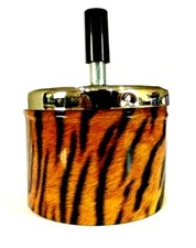 ROUND  SPINNING ASHTRAY METAL