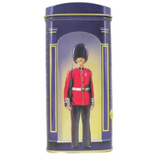 British soldier tin money box