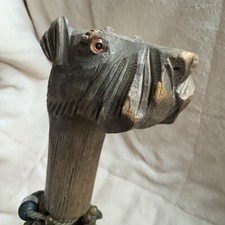 Antique victorian carved - antique, dog