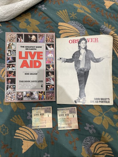 Live aid tickets - aid, tickets,