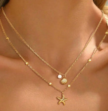 2pcs Sea Shell Charm Chain