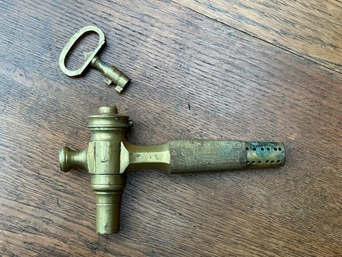 Antique brass barrel - antique,