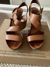 Spanish Leather Sandles, Tan, Size 4