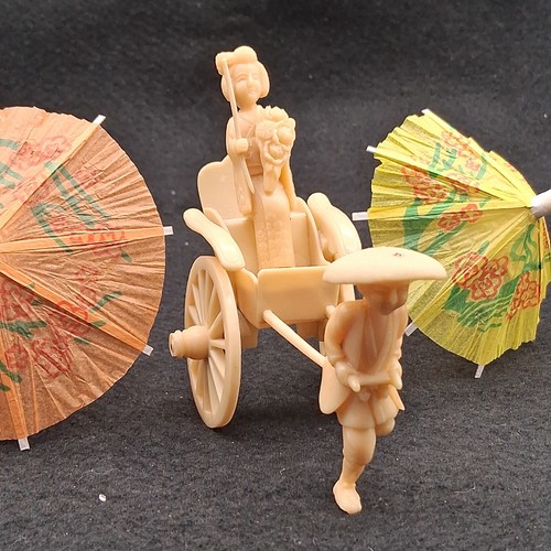 Vintage japanese rickshaw - japanese,