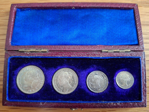 1871 victoria maundy set - 1871,