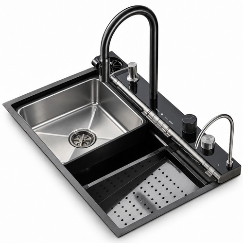 Stainless steel waterfall - stainless,