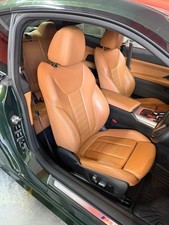 Genuine BMW G22 4 Series Front Seats – Cognac Leather