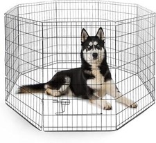 Dog metal playpen inch - metal,