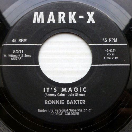 Ronnie baxter teen - pop, vocal