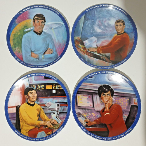 Star trek collector plates set - star,