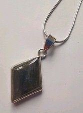 Sterling Silver Labradorite Pendant Necklace R5M