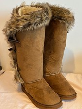 Ella Womens Boots - Faux Fur Sheepskin - Warm - Size 4 (37) - NWOB