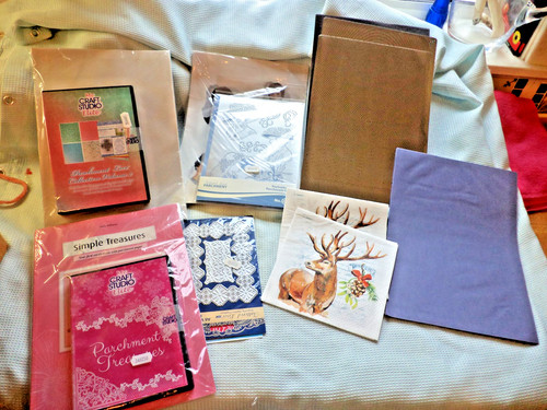 Huge parchment craft - parchment, bundle