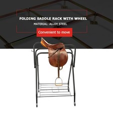 Folding Mobile Saddle Rack on