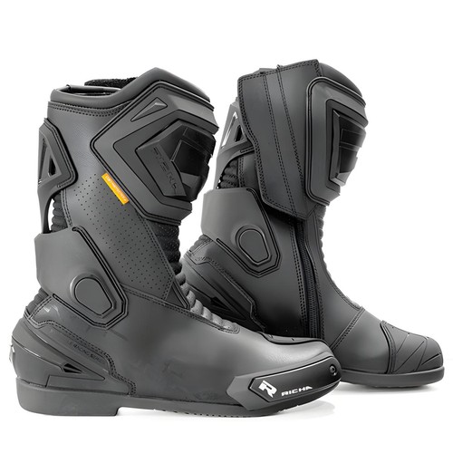 Richa stradale black d3o - black,