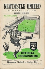 Newcastle United v Stoke City 1949/1950 - Football Programme