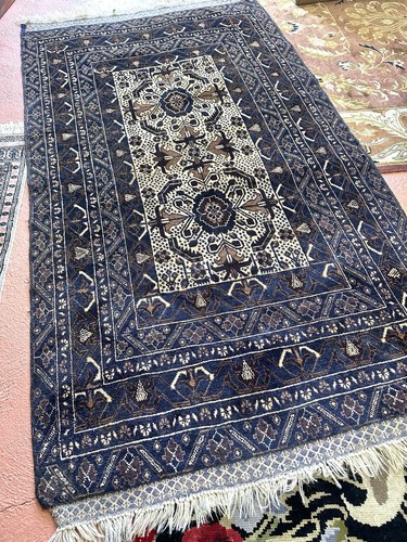 Vintage afghan dark - vintage, wool