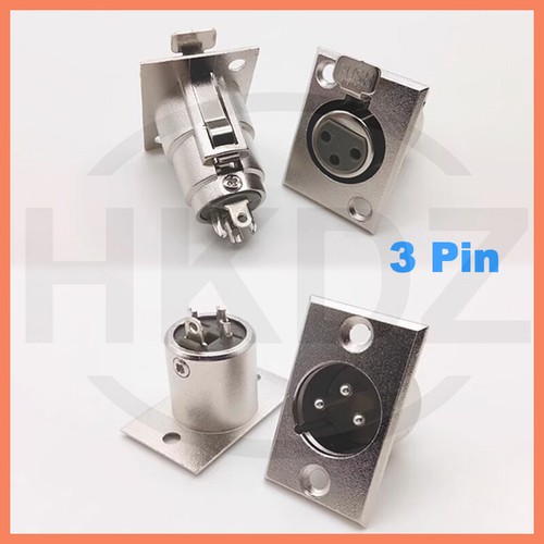 Pin pole xlr plug socket - plug,