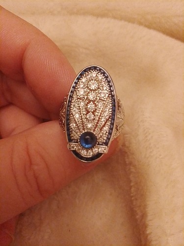 Art deco style crystal and - style,