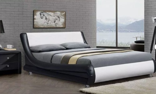 White black bed italian - &,