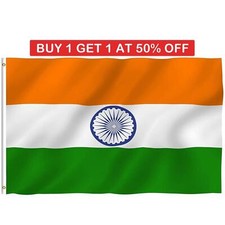 Large Indian Flag 5X3FT
