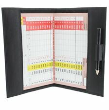 Large Leather Golf Scorecard
