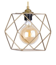 Geometric Gold Metal Ceiling
