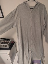 Longline Zip Through Hoodie
