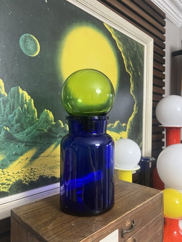 Holmegaard vintage blue - vintage, &