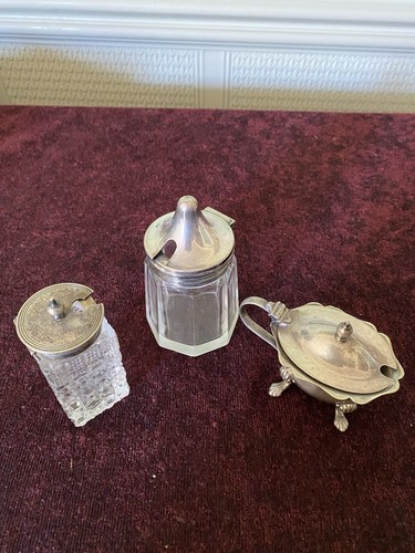Antique mustards epns cut - antique,