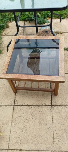 Vintage wooden coffee table - vintage,