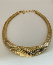 Christian Dior Gold Tone Necklace.