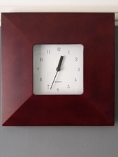 Vintage Marks&Spencer Art Deco Wall Clock. In Square Frame Beautiful Design 