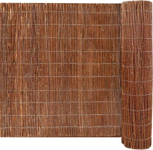 Natural willow fence - natural,