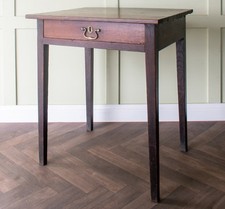 Georgian Oak Lowboy/ Side