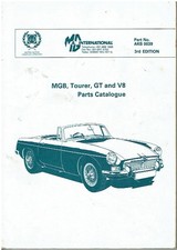 MG MGB ROADSTER/GT/V8 '62-80 MECHANICAL ELECTRICAL BODY INTERIOR PARTS CATALOGUE