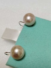 TIFFANY Lightly used  K14WG Akoya Pearl Earrings from JP