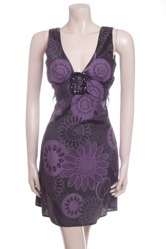 Black purple dress size - black,
