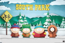 SOUTH PARK - BUS STOP POSTER -
