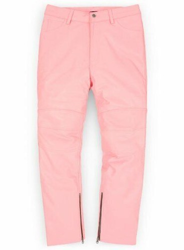 Leather jeans pant real style - pant,