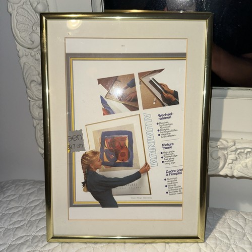 Nielsen gold aluminium picture - nielsen,